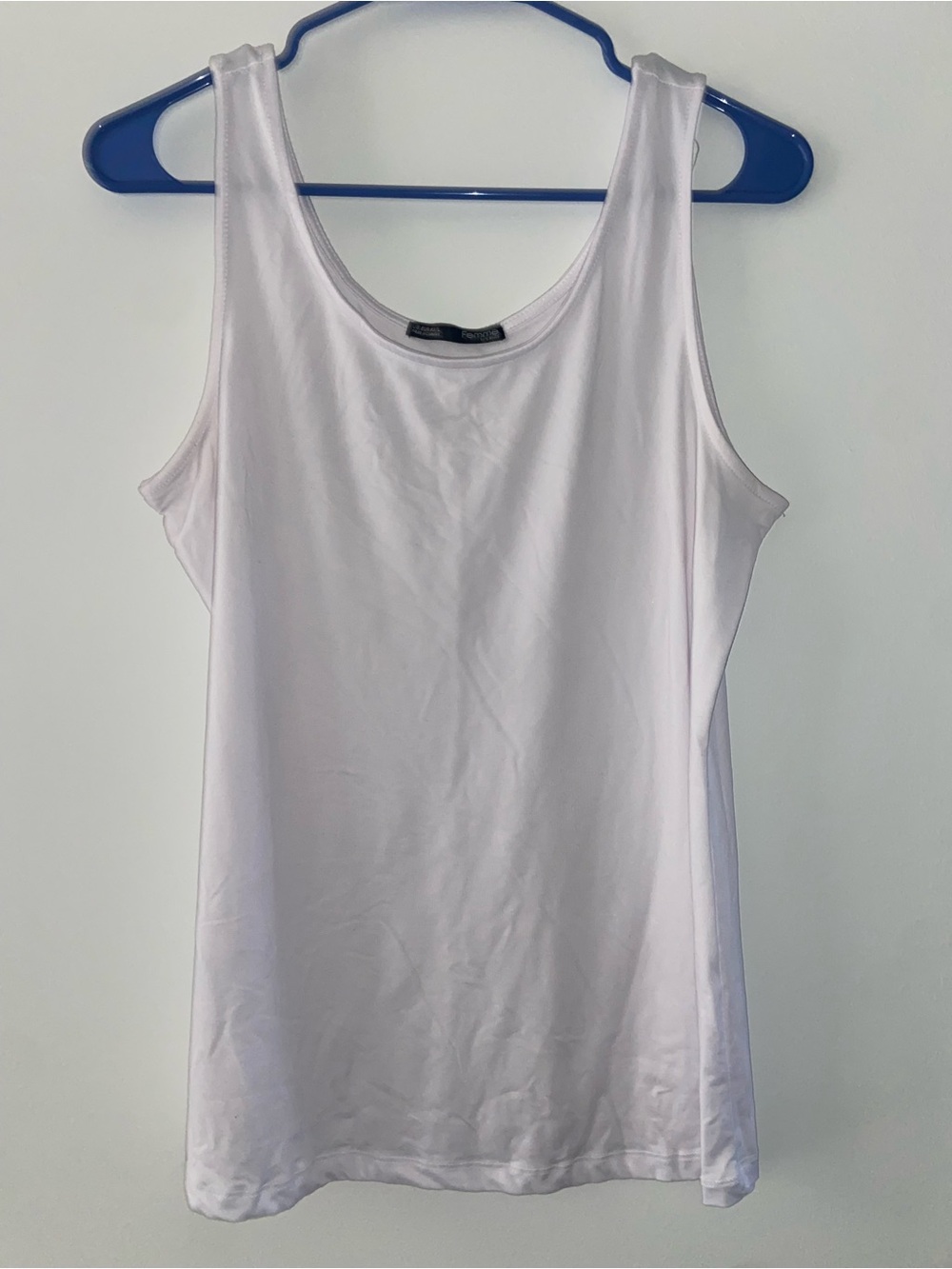 White Women's Scoop Neck Tank Top
